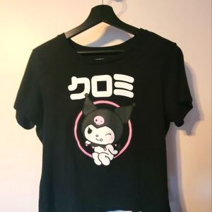 Kuromi Logo Girls Baby T-Shirt Juniors L